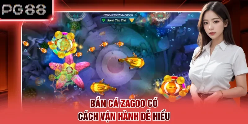 Bắn cá zagoo có cách vận hành dễ hiểu
