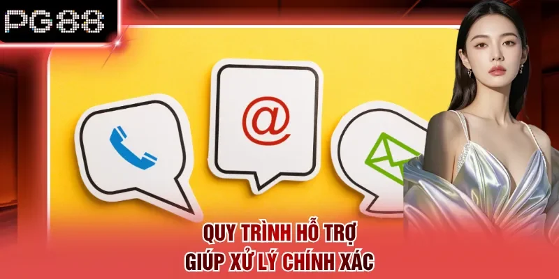 Quy trình hỗ trợ giúp xử lý chính xác