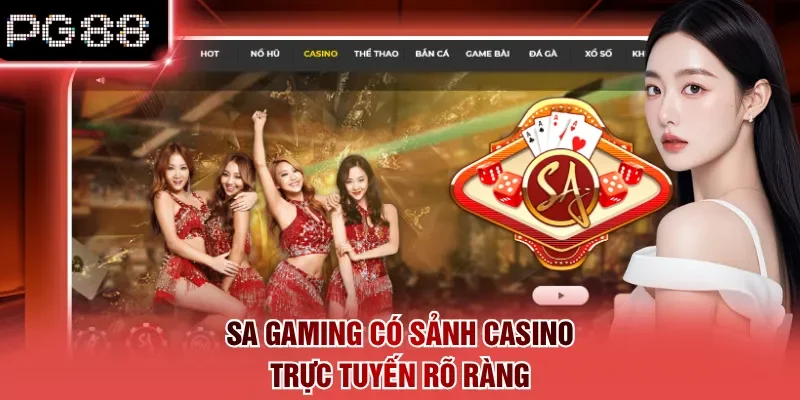 SA Gaming có sảnh casino trực tuyến rõ ràng