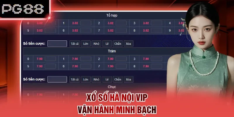 Xổ số hà nội vip vận hành minh bạch
